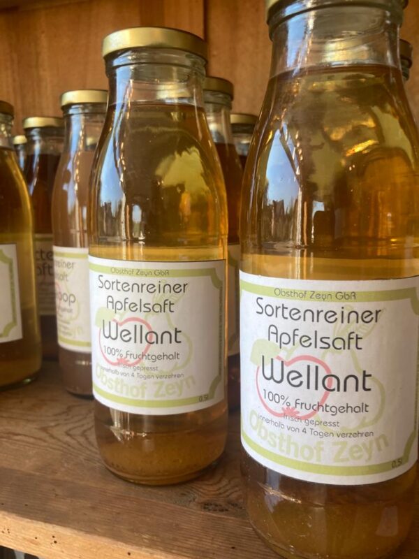 Sortenreiner Apfelsaft 0,5 L: Wellant